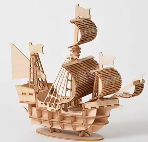 3D Holzpuzzle Segelschiff