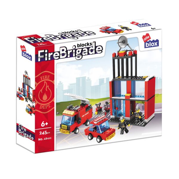 alleblox AB1011 Feuerwehr Turm Klemmbaustein Set