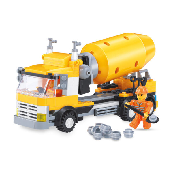 alleblox AB5005 Betonmischer Klemmbaustein Set – Bild 2