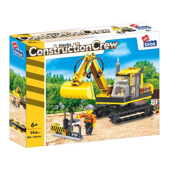 alleblox AB5007 Bagger-Bausatz Klemmbaustein Set