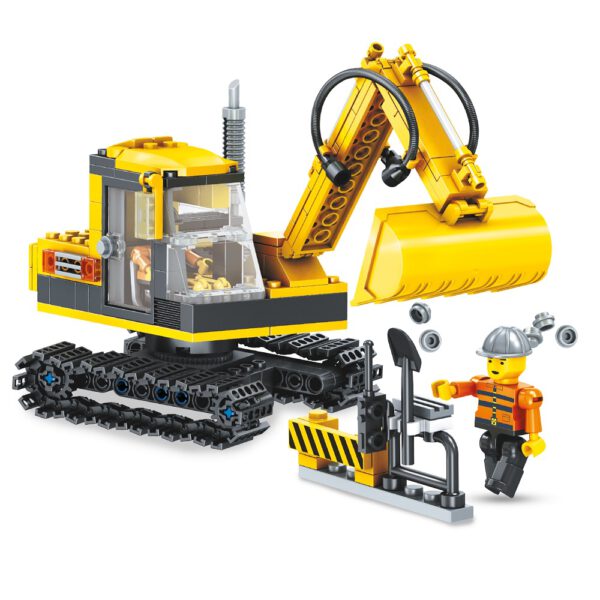 alleblox AB5007 Bagger-Bausatz Klemmbaustein Set – Bild 2