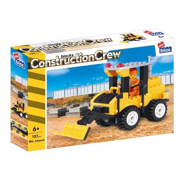 alleblox AB5008 Baufahrzeug Planierraupe Klemmbaustein Set