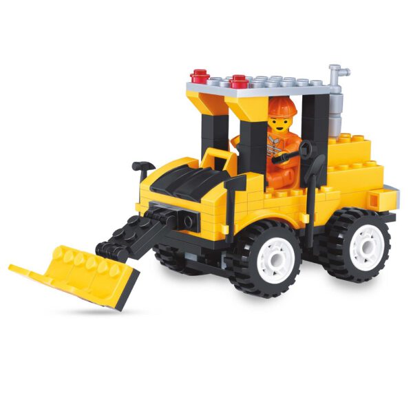 alleblox AB5008 Baufahrzeug Planierraupe Klemmbaustein Set – Bild 2