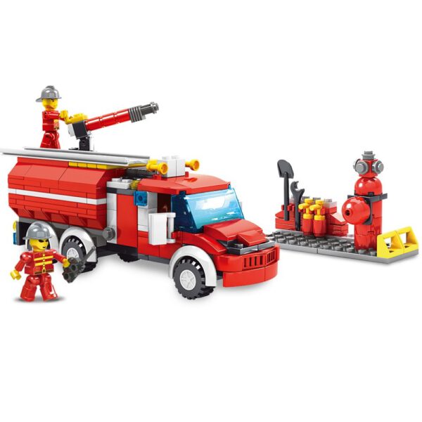 alleblox AB1013 Feuerwehrauto-Bausatz Klemmbaustein Set – Bild 2