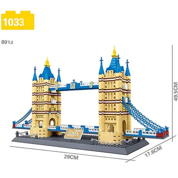 Wange 5215 Architect-Set The Tower Bridge of London Klemmbaustein Set – Bild 4