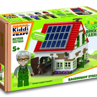 Kiddicraft KC1108 Bauernhof Stall Klemmbaustein Set