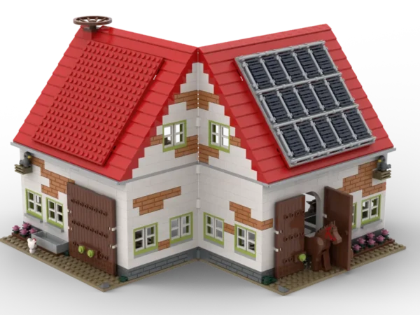 Kiddicraft KC1108 Bauernhof Stall Klemmbaustein Set – Bild 6