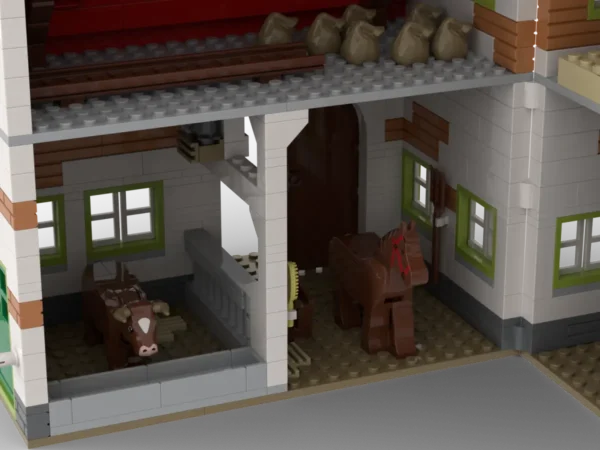 Kiddicraft KC1108 Bauernhof Stall Klemmbaustein Set – Bild 7