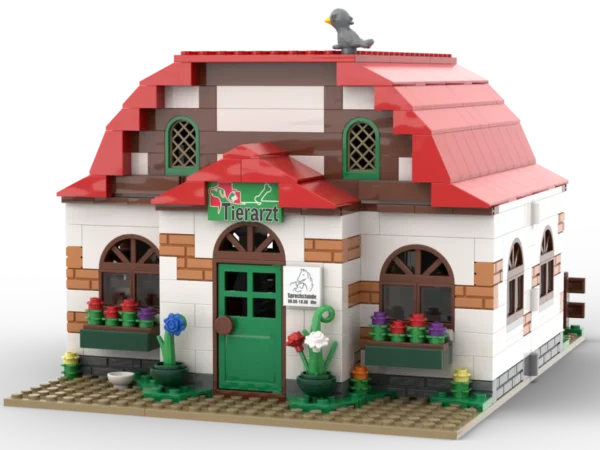 Kiddicraft KC1112 Tierarzt-Praxis Klemmbaustein Set – Bild 9