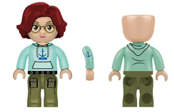 Kiddicraft KC1112 Tierarzt-Praxis Klemmbaustein Set – Bild 5