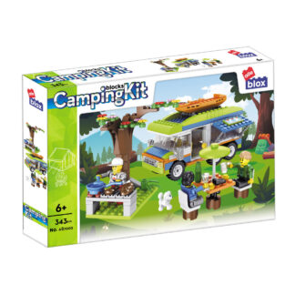alleblox Camping Camper-Bausatz Klemmbaustein Set