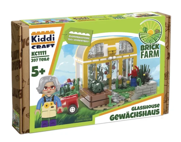 Kiddicraft KC1111 Gewächshaus Klemmbaustein Set