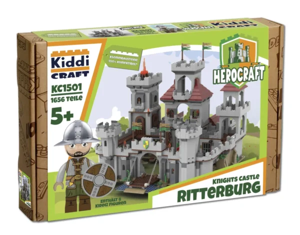 Kiddicraft KC1501 Ritterburg Klemmbaustein Set