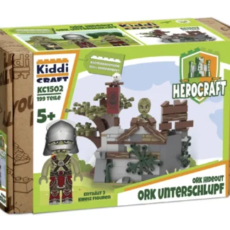 Kiddicraft KC1502 Ork Unterschlupf Klemmbaustein Set