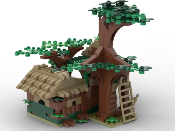 Kiddicraft KC1506 Waldläuferhütte Klemmbaustein Set – Bild 3