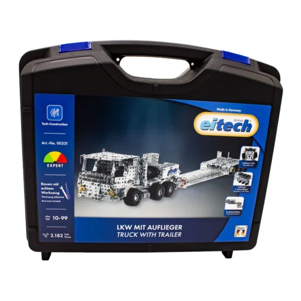 LKW mit Tieflader - Metallbaukasten eitech 00331 – Bild 6