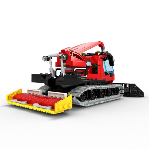 BRIXIES Plus Schneeraupe / Snow groomer - Klemmbaustein Set – Bild 3