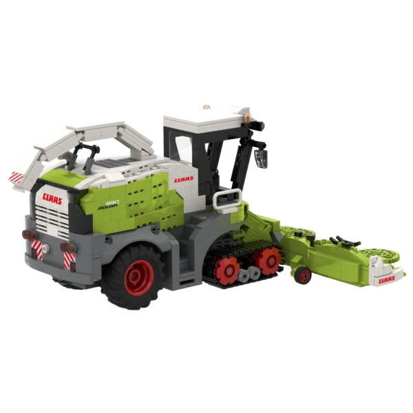 BRIXIES Plus CLAAS JAGUAR 990 TERRA TRAC - Klemmbaustein Set – Bild 2