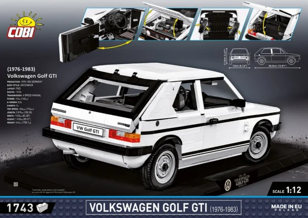 Cobi 24358 Volkswagen Golf GTI Executive Edition – Bild 14