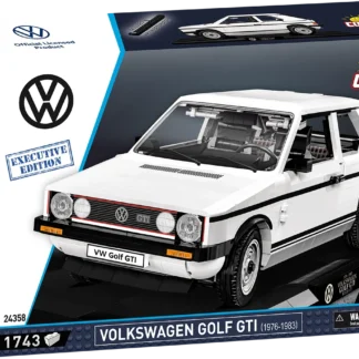 Cobi 24358 Volkswagen Golf GTI Executive Edition – Detailreiches Klemmbaustein Modell des kultigen Hot‑Hatch