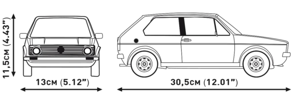 Cobi 24358 Volkswagen Golf GTI Executive Edition – Bild 7