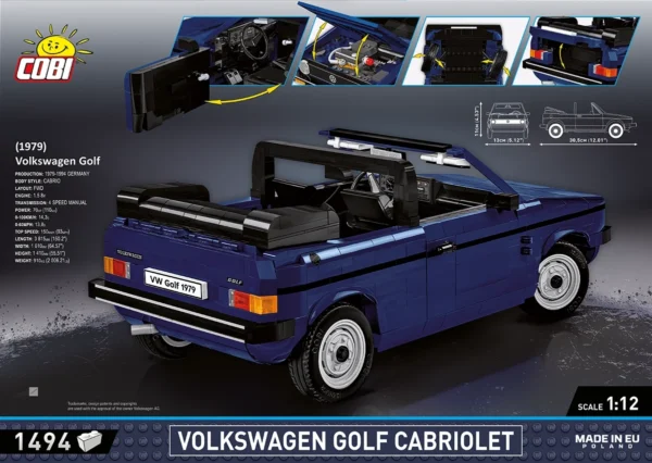 Cobi 24360 Volkswagen Golf I (1979) – Bild 4