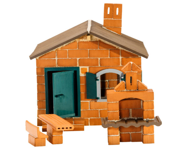 Haus mit Grill - Steinbaukasten teifoc 5210 – Bild 3