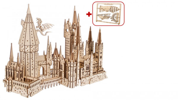 Holzpuzzle Ugears Schloss Hogwarts™  - Harry Potter – Bild 2