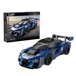 Night Flash 1:24 Sports Car CaDA C55051W Klemmbaustein Set
