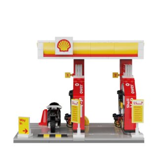 Shell Tankstelle CaDA C66028W Klemmbaustein Set