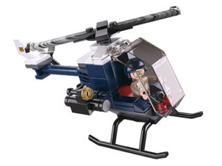 Sluban Polizeihubschrauber M38-B0638B - Klemmbaustein Set