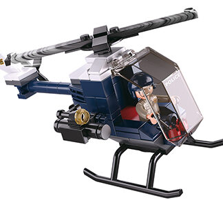 Sluban Polizeihubschrauber M38-B0638B - Klemmbaustein Set