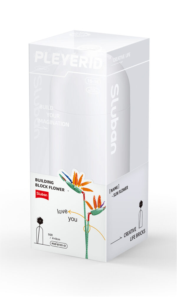 Sluban - Strelitzia Reginae Aiton M38-B1101-01 - Klemmbaustein Set – Bild 2