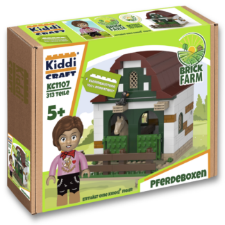 Kiddicraft KC1107 Ponyhof-Erweiterung - Außenboxen Klemmbaustein Set