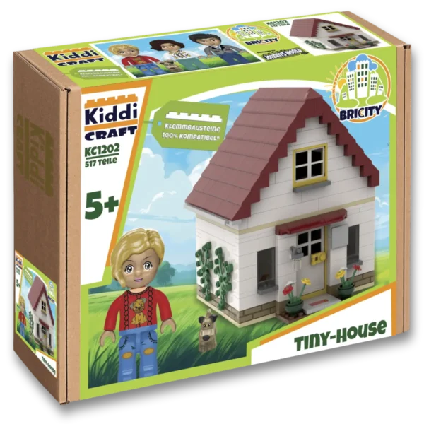 Kiddicraft KC1202 Tiny House Klemmbaustein Set