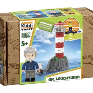 Kiddicraft KC1301 Großer Leuchtturm Klemmbaustein Set