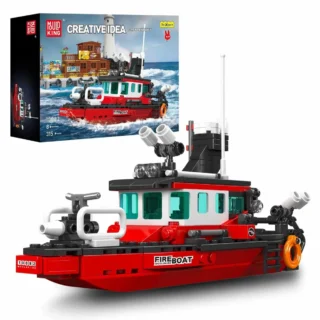 Mould King 10082 Feuerwehrschiff Klemmbaustein Set