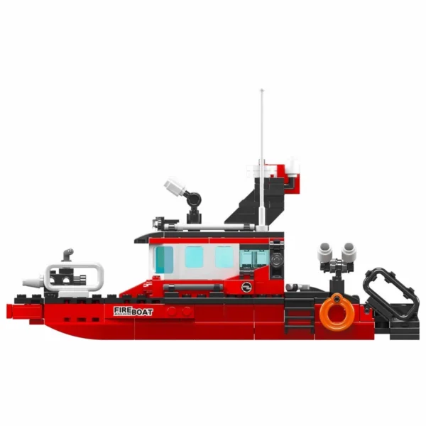Mould King 10082 Feuerwehrschiff Klemmbaustein Set – Bild 3