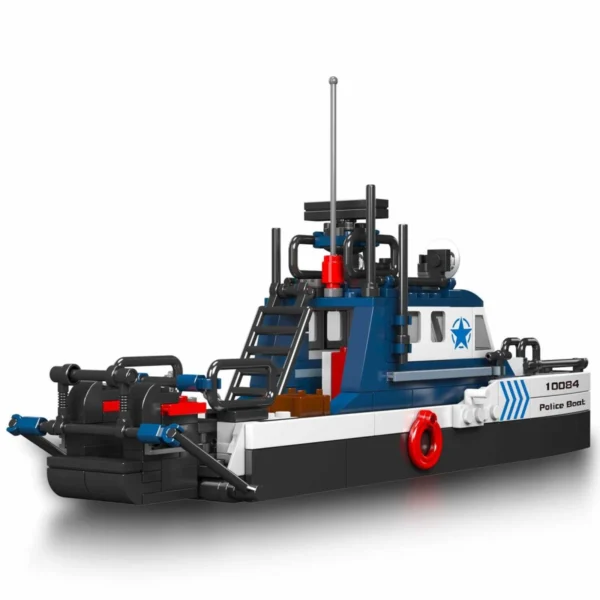 Mould King 10084 Polizeiboot Klemmbaustein Set – Bild 2