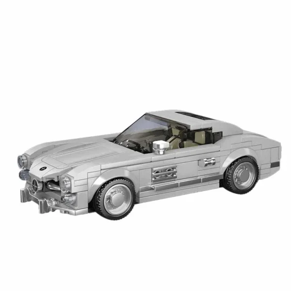 MOULD KING 27037 Mercedes Benz 300 SL inkl. Vitrine Klemmbaustein Set – Bild 2