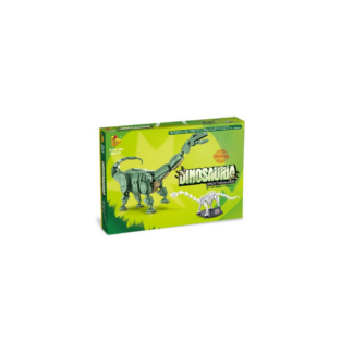 Panlos 612005 Brontosaurus inkl. Skelett – Detailreiches Dinosaurier Klemmbaustein Set