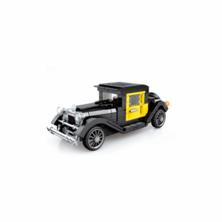 Sembo 607400 Oldtimer Citroen schwarz-gelb - Klemmbaustein Set