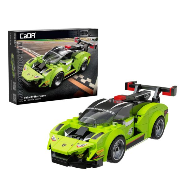 Velocity Hurricane 1:24 Sports Car CaDA C55052W - Klemmbaustein Set – Bild 2