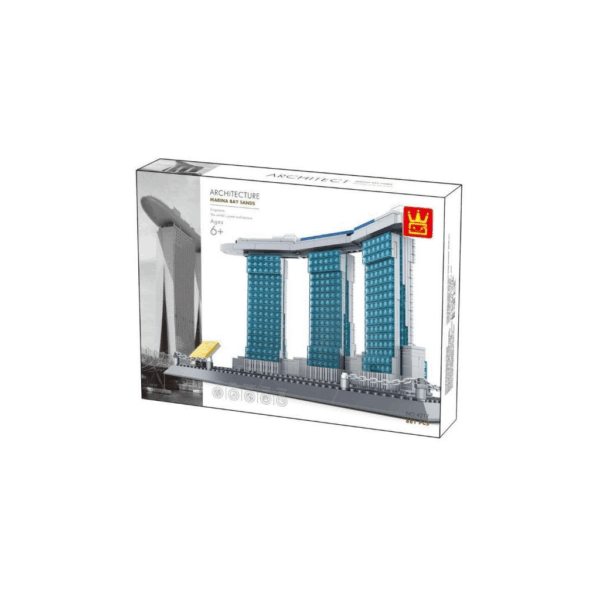 Wange 4217 Architect-Set Marina Bay Sands Hotel Singapur Klemmbaustein Set