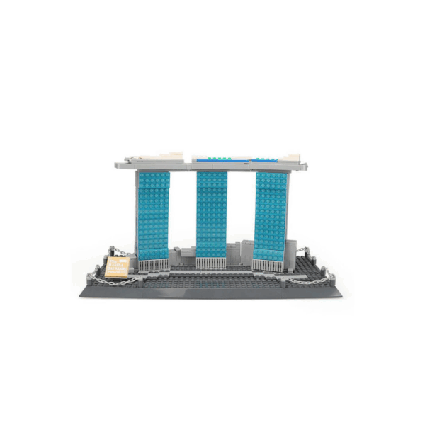 Wange 4217 Architect-Set Marina Bay Sands Hotel Singapur Klemmbaustein Set – Bild 3