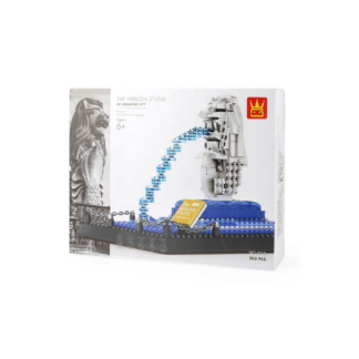 Wange 4218 Architect-Set Merlion Statue Singapur Meerjungfrau - Löwe Klemmbaustein Set