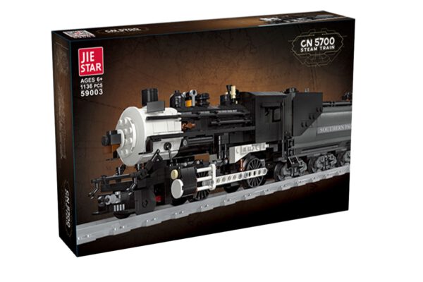 Dampflokomotive Southern Pacific CN5700 - Jie Star 59003 - Klemmbaustein Set – Bild 2