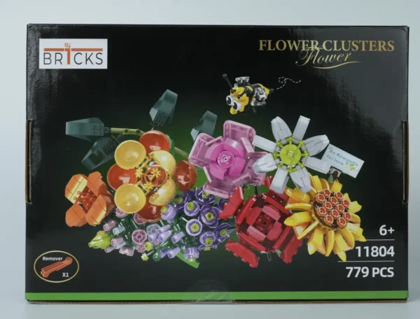 BR1CKS Sommer Blumen Bouquet - Klemmbaustein Set – Bild 3