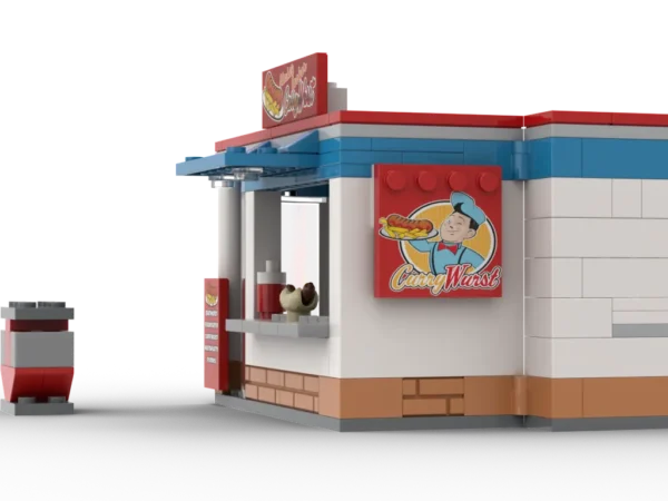 Kiddicraft KC1204 Uschis Wurstbude Klemmbaustein Set – Bild 3