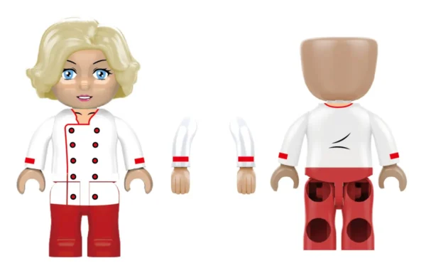 Kiddicraft KC1204 Uschis Wurstbude Klemmbaustein Set – Bild 4